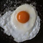 A sunny-side up fried egg.